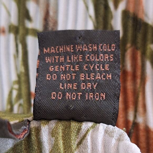 Sera Nade New York Shirt Women's Large Chiffon Abstract Floral Artsy Classic - Picture 8 of 8